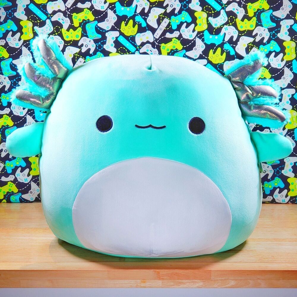 Squishmallow Anastasia the Aqua Axolotl 16" 2021 Sealife Squad Toy Plush NWT